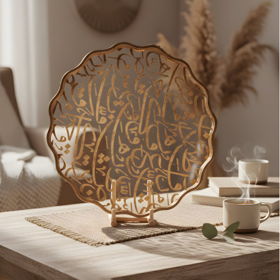 Wooden Tray Set 2 Pcs